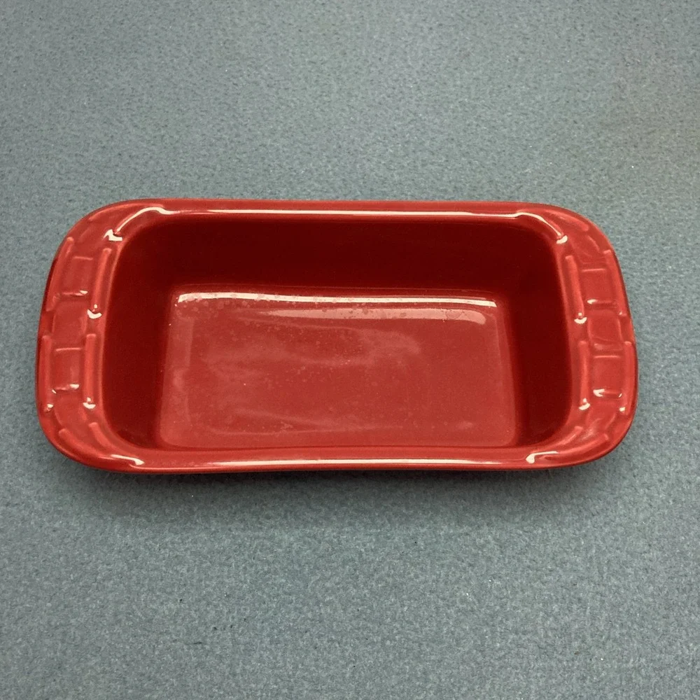 Longaberger Pottery Woven Traditions Paprika 8